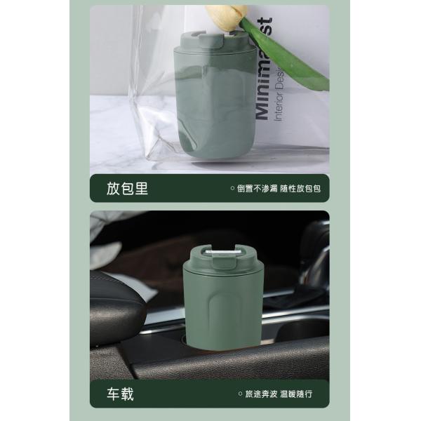 Stainless Steel Coffee Cup Travel Mug Double Wall Vacuum Cup Reusable Tumbler Cup For Car Thermos With Lid For Keep Hot/Ice Coffee