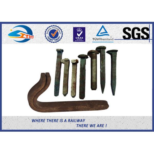 Q235 35# 45# Railroad Tie Screw Spike Timber Spike Rail Dog Spike