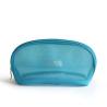 Buy cheap Custom Blue Promotional Transparent Mesh Cosmetic Bags With Logo from wholesalers
