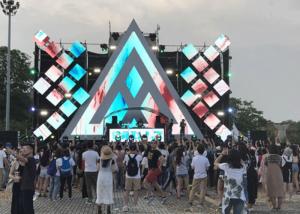 Wholesale Full Color Irregular LED display / Diamond LED Display 28224 dot/㎡ Density from china suppliers