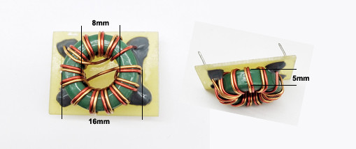 Electronics Toroidal Power Inductor With Excellent Clutter Suppression