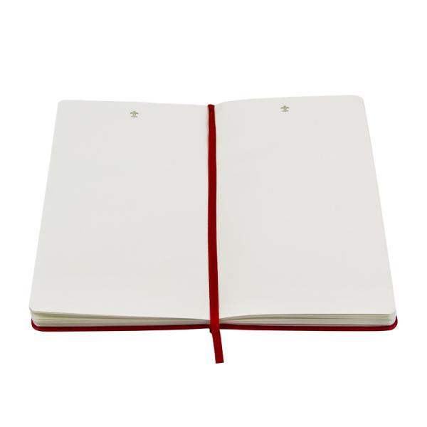 Hardcover Custom Journal Printing Flocking Kraft Paper Sewing Glued Binding