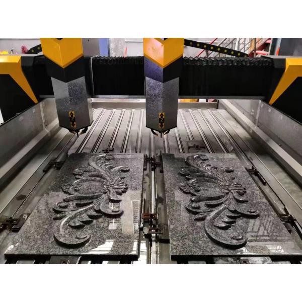 5.5kw CNC Stone Carving Machine Nature Stone 1600x2500mm