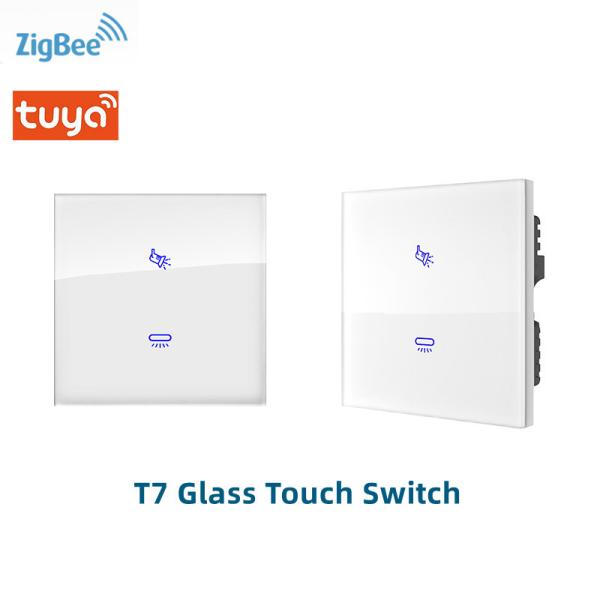 Quality Smart Home Tuya Zigbee Wall Switch Support Remote Control Household Appliances for sale