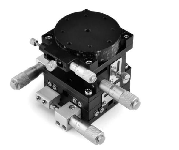 Quality XYZR Four Axis Displacement Platform Tolerance 0.02mm High Precision Stage for sale
