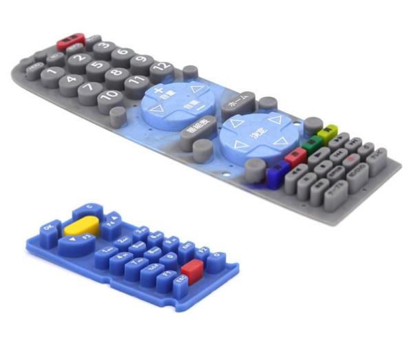 Quality Nontoxic pantone color Silicone Remote Control Keyboard for sale