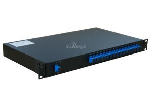 China Fiber Optic 4ch 8ch Dwdm Mux Demux Module With Itu 100ghz Grid , Fiber Optic Multiplexer on sale