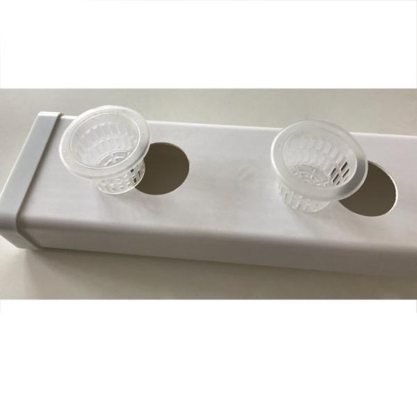 Clean Smooth Plastic Channel 2mm Thickness Nft Hydroponic Growing System 100x50mm PVC Pipe