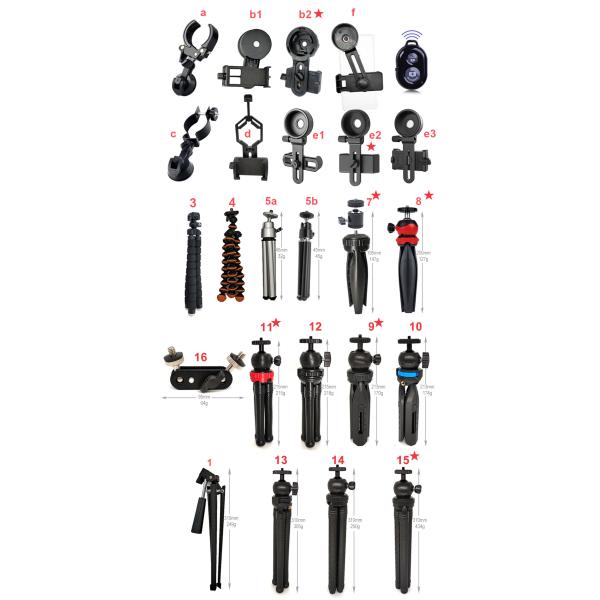 Adjustable Telescope Tripod Accessories Spotting Scope Window Clamp