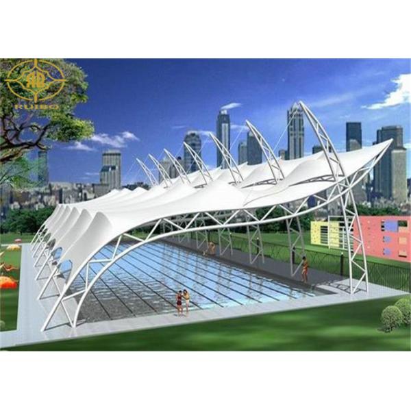 Heat Resistance Tensile Structure Buildings Weatherproof Tensile Shade Structure
