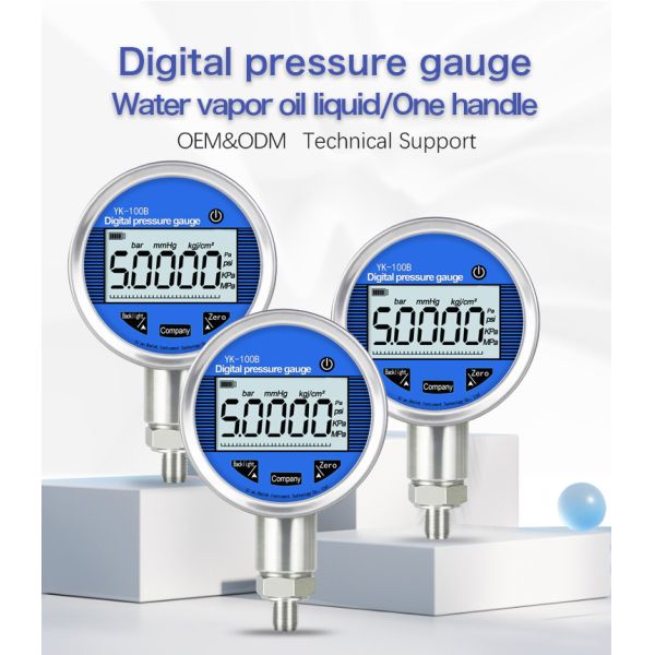 Digital Pressure Gauge Featuring High Precision and Compact Design for Easy Field Calibration and Accurate Pressure Measurement