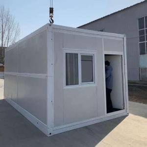 Wholesale Grey White Folding Container House 50mm EPS Sandwich Panel Foldable House Container from china suppliers