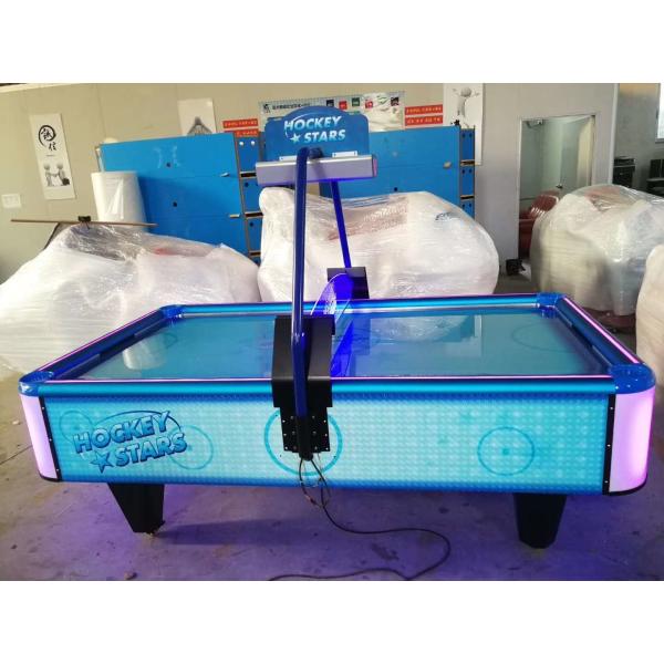 220V Coin Operated Air Hockey Table Metal Material 4 side injection molding