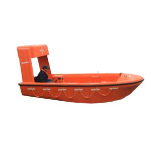 Wholesale IACS Approved SOLAS 4.0m 6 Persons FRP Rescue Boat With Single Arm Launching Davit from china suppliers