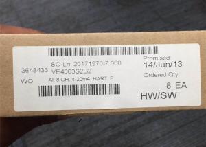 EMERSON DELTAV ANALOG INPUT CARD VE4003S2B2 8 CH 4-20mA HART F NEW Without BLOCK
