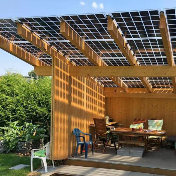 Rixin 200watt Mini BIPV Double Glass PV Modules Solar Panels Polycrystalline