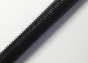 China Black Full Threaded Rod High Tensile Threaded Bar DIN Standard For Equipment on sale