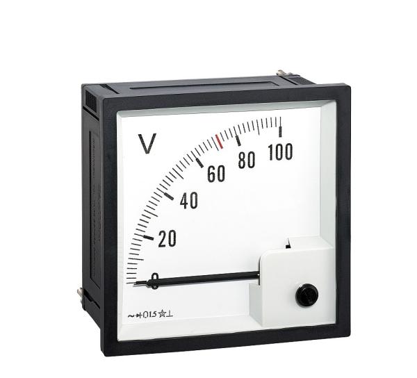 Quality Oem Odm Analog Panel Voltmeter  Indicating Pointer  90 Degree Rotation Good Appearance for sale