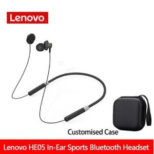 Cxfhgy Lenovo Earphone Bluetooth5.0 Wireless Headset Magnetic Neckband Earphones