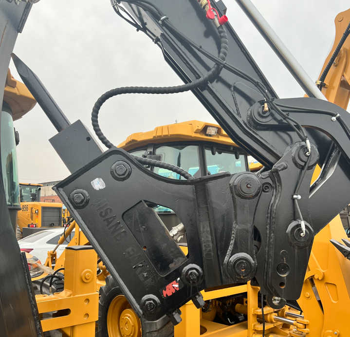 4280mm Max. Digging Depth 4WD Compact Loader Backhoe with Front End Loader and ROPS Cab