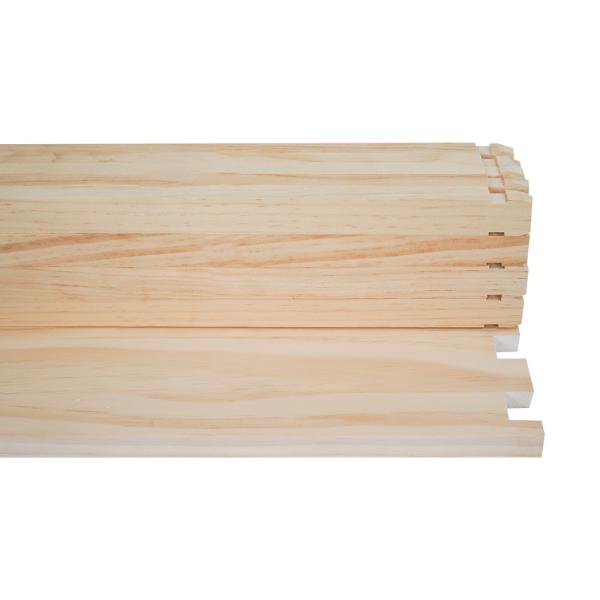 Plastic Frame 20mm Thick Pine Beekeeping Beehive With Foundation