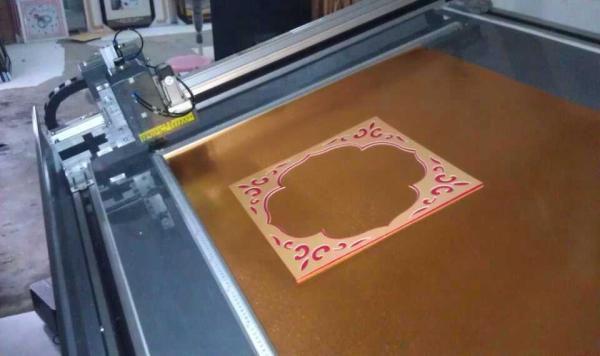 Quality Decorative frame paperboard cnc cutting machine for sale