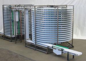 China Spiral Cooling Tower Modular Spiral Conveyor for Food on sale