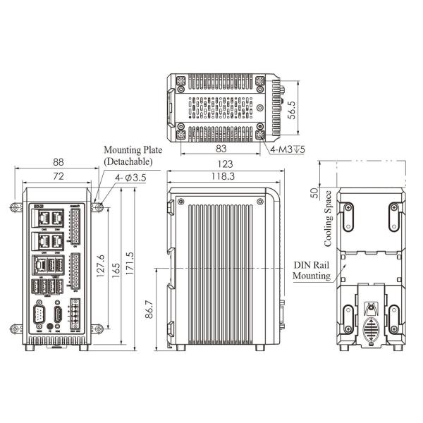High Performance SSD Machine Vision Accessories Controller i7 i5 i3 CPU