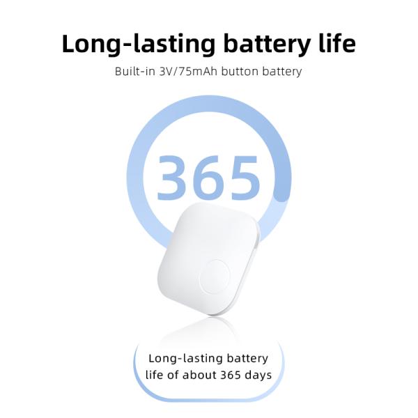 3V Smart Bluetooth GPS Lost Item Tracker For Apple Find My APP ITag Anti Lost Reminder