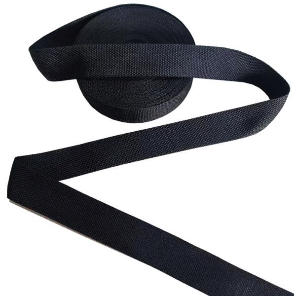 Recycled Flat 25mm Polyester Webbing Strap Non Elastic High Tenacity