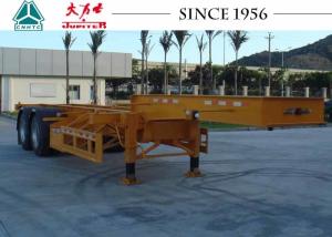 China 20/40FT Skeletal Trailer Chassis , 2 Axles Gooseneck Container Trailer on sale