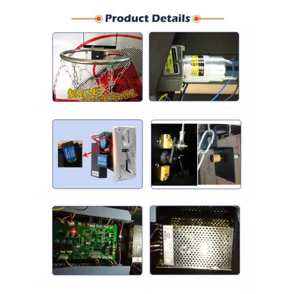 Dreamland Coin Operated Foldable Street Basketball Arcade Game Machine Basketball Shooting Machine