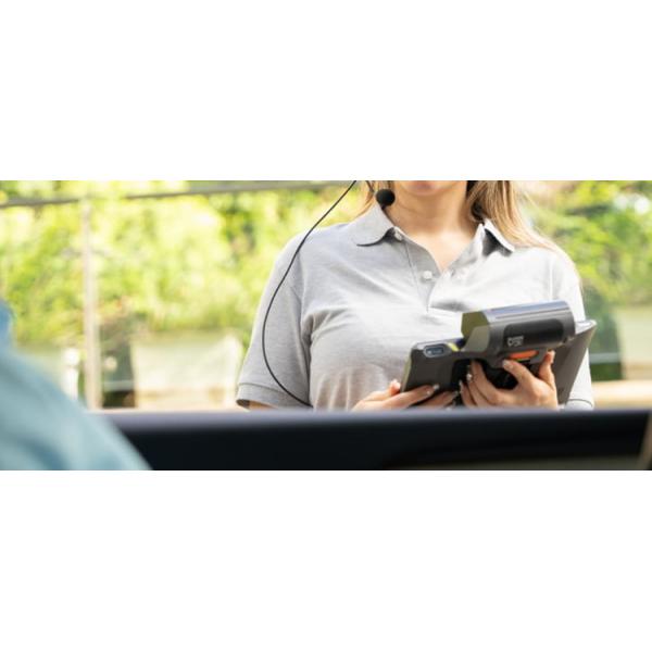 Removable Battery Tablet Based POS System 80mm Printer With Qualcomm Hexa core