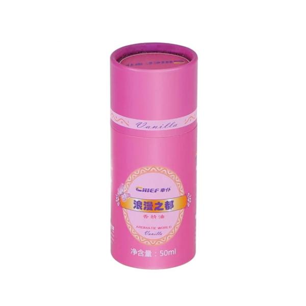 Biodegradable Cylinder Cosmetic Skincare Cardboard Round Paper Tube Packaging Box Custom Print