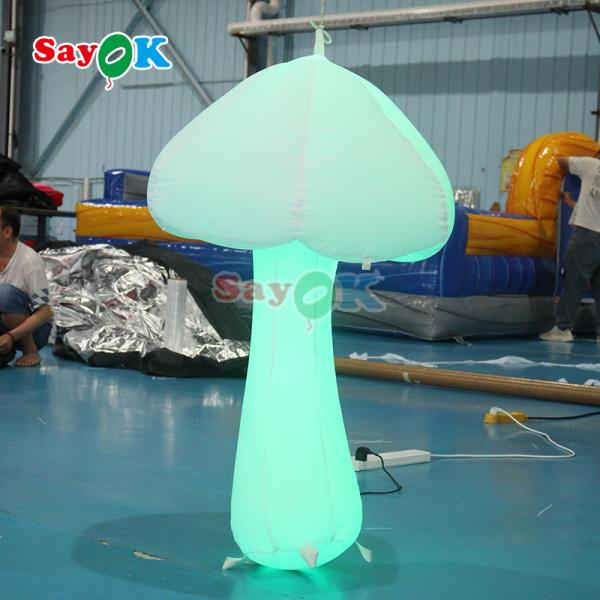 3.2FT Inflatable Mushroom Light Christmas Decoration Led Mushroom Inflatable