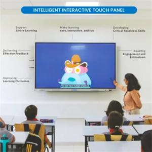 Wholesale Qtenboard IWB IR Interactive Whiteboard Smart White Board Finger Touch Whiteboard 86 96 102 Inch Whiteboard from china suppliers