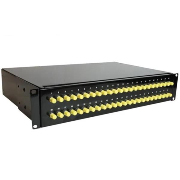 Quality 19" 2U Fiber Patch Panel Rack Mount Fixed Type 48 Core FC Adapter for sale