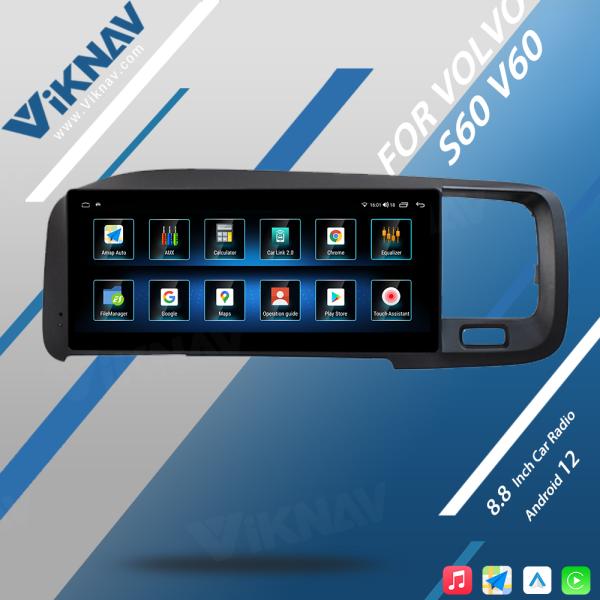 FM FA S60 V60 Volvo Bluetooth Radio 2011-2017 Multimedia Autoradio HD Screen