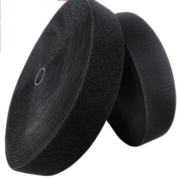 Quality Polyester Nylon Velcro Hook And Loop Tape Roll Back To Back Heat Proof for sale
