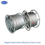 Hexagon Galvanized Cable Pulling Device With 6 Squares Anti Twist Pilot Wire