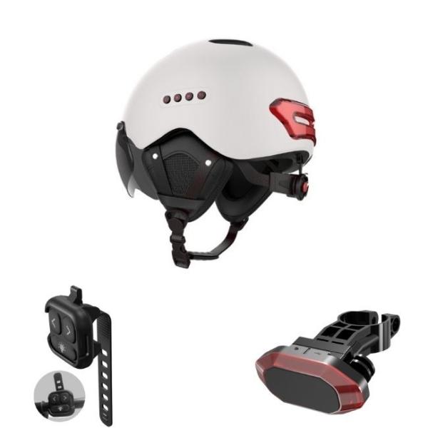 Automatic Sensing Brake Light Smart Bluetooth Helmet With EN1078 And CPSC