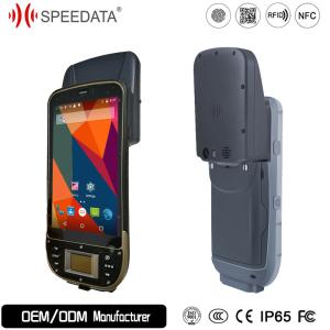 China Quad Core Bluetooth Handheld RFID Reader PDA 13.56MHz HF RFID Reader on sale