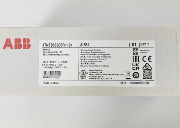 Quality AI561 1TNE968902R1101 Analog Input Module AC500-ECo PLC I/O Module for sale