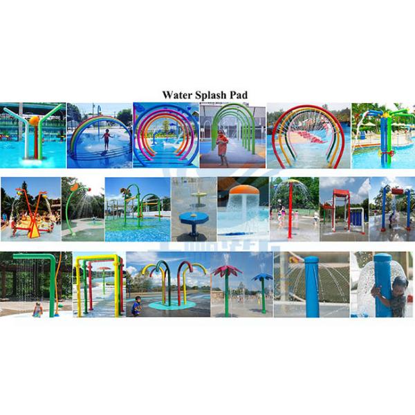 Playground Water Splash Pad 304L Outdoor Water Sprinkler System Customized