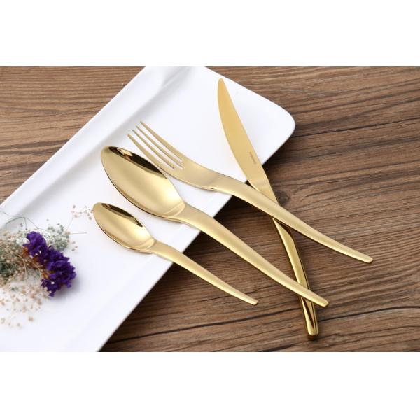 Mirror Polish With Hand Polish Silver Color Cutlery Set Stainless Steel Silveware Set