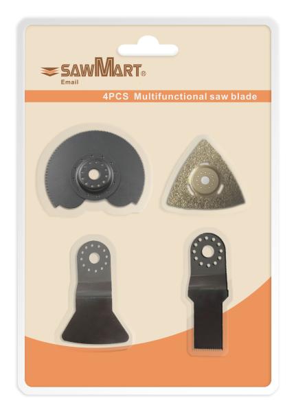 Quality oscillating tool accessories saw blade 4pcs kit for sale