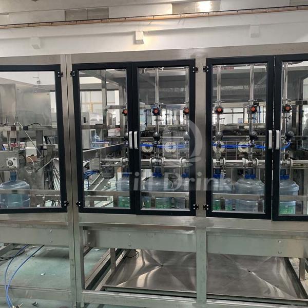 Full Automatic 5 Gallon Bottle Filling Machine Eight Line Monoblock With