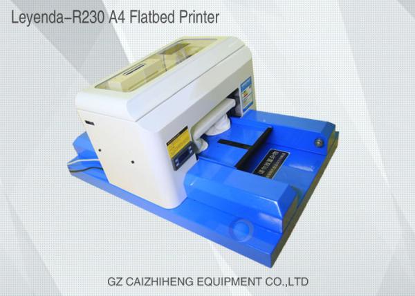 Quality Auto Desktop Small Format Uv Flatbed Printer , Multi - Purpose Flat Printing Machine for sale