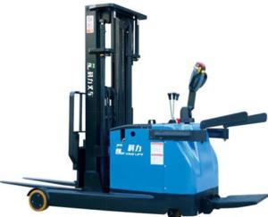 China Battery Operated Full Electric Stacker Truck 1.5 Ton Capacity 3m Lifting Height on sale