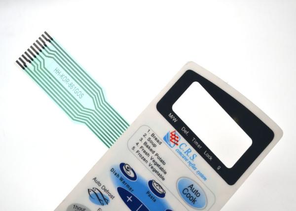 Quality Glossy Tactile Membrane Switch / Light Weight Membrane Switch Keyboard for sale